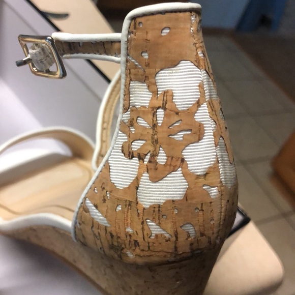 Alex Marie sandals, wedge, white abs cork 7 - Picture 8 of 8
